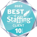 best of staffing client award